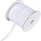 Cotton Twill Tape Ribbons, Herringbone Ribbons, for Sewing Craft, White, 3/8 inch(10mm)x0.84mm, about 80yards/roll(73.15m/roll)