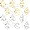 12Pcs 2 Colors 201 Stainless Steel Pendants, Heart with Mother and Child, for Mother's Day, Golden & Stainless Steel Color, 24x17x1mm, Hole: 1.5mm, 6pcs/color