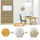 Fieltro de lana personalizado y decoraciones de pared de madera DIY-WH0376-002-2