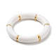 Ensemble de bracelets extensibles de perles de tube incurvées épaisses pour fille femmes BJEW-JB06949-4