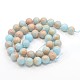 Synthetic Imperial Jasper Round Beads Strands G-I009-6mm-03-2