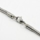 Herringbone Chain Necklace for Men NJEW-F027-16-3mm-3