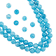 NBEADS About 122 Pcs Natural Blue Quartz Beads G-NB0003-69-1
