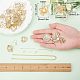Sunnyclue kit para hacer aretes colgantes con perlas de imitación diy DIY-SC0018-06-3