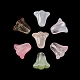 Pulvériser perles de verre transparentes peintes GLAA-D006-20-2