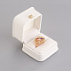 Cajas de regalo de anillo de cuero de pu X-LBOX-L005-A03-1