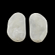 アクリルビーズ  天然石風ジェイドのスタイル  ホワイト  45x24x9mm  穴：2.5mm  約65個/500g MACR-R463-5-1