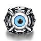 Fashionable 316L Surgical Stainless Steel Ocean Eye Wide Band Rings RJEW-BB09962-12-1