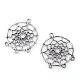 Tibetan Style Alloy Chandelier Components TIBE-Q054-01AS-NR-1