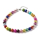 Collier de perles rondes en acrylique pour femme NJEW-JN03792-1