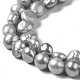 Fili di perle di perle d'acqua dolce coltivate naturali PEAR-E017-32-3