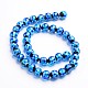 Glow in the Dark Luminous Style Handmade Silver Foil Glass Round Beads FOIL-I006-12mm-02-2