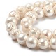 Fili di perle di perle d'acqua dolce coltivate naturali PEAR-L033-26-01-2