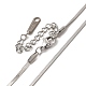 304 collar de cadena de espiga de acero inoxidable para mujer NJEW-G097-02P-2