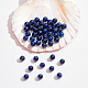 Nbeads 5 brins de perles de lapis lazuli naturel brins G-NB0004-56-4