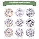 Perline acriliche bianche opache craftdady MACR-CD0001-02-4