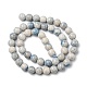 Perlas naturales de k2 piedra / gota de azurita de gota de agua G-C029-01B-3