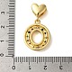 Покрытие стойки латунь микро паве прозрачные перданты из кубического циркония KK-C067-12G-O-3