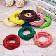 Craftdady 25 manojos 25 colores cordón de poliéster encerado YC-CD0001-03B-2