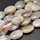 Oval Natural Dendritic Agate Bead Strands G-M257-25x18mm-25-1