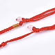 Nylon Cord Necklace Making MAK-T005-16B-3