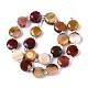 Природные mookaite бисер нитей G-B153-B19-2