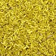 Plated Glass Bugle Beads SEED-S046-01A-30-3