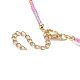 Colliers de perles de verre pour femmes NJEW-JN04229-6