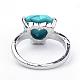 Synthetic Turquoise Rings G-S242-03-B-4