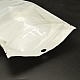 パールフィルムpvcジップロックバッグ  再封可能な包装袋  ハングホール付き  トップシール  セルフシールバッグ  長方形  ホワイト  16x8.5cm OPP-L001-02-8.5x16cm-3