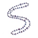 Collares de abalorios de perlas naturales NJEW-L169-02B-1