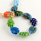 Handmade Millefiori Glass Beads Strands X-LK-R004-08-2