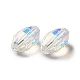 Verre imitation perles de cristal autrichien GLAA-H024-02A-3