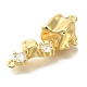 Латунные подвески из прозрачного кубического циркония KK-K388-69G-2