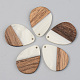 Ciondoli in resina opaca e legno di noce RESI-S389-010A-C04-1