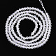 Нити из натуральных кварцевых бусин с цветным покрытием G-T144-A07-05-2