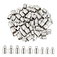 ARRICRAFT 60Pcs 3 Style 304 Stainless Steel Cord Ends STAS-AR0001-12P-1