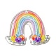 Orgullo arcoiris acrílico colgantes MACR-G059-01A-2