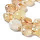 Chapelets de perles de citrine naturelle G-NH0004-028-4