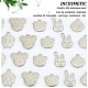 DICOSMETIC 40Pcs 5 Style 201 Stainless Steel Charms STAS-DC0008-71-4
