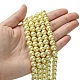 Eco-Friendly  Dyed Glass Pearl Round Beads Strands HY-A002-8mm-RB012-4