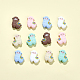 CHGCRAFT 12Pcs 6 Colors Animals Silicone Beads Pendant Multicolor Silicone Beads Alpaca Silicone Animal Beads for DIY Nursing Beadable Pen Hole Shose Jewellery Making FIND-CA0005-51-4