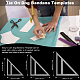 Acrylic Quilting Rulers DIY-WH0034-84D-6