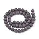 Natürlicher Granat Perlen Stränge G-T106-090-3