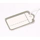 Étiquettes de prix de papier d'affichage de bijoux rectangle CDIS-N001-32D-1