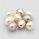 Perlas naturales abalorios de agua dulce cultivadas PEAR-M007-M-1