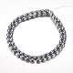 Chapelets de perle en hématite synthétique magnétique&nbsp;G-A164-12C-04-2