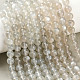 Натуральный белый лунный камень бисер пряди&nbsp;G-Z137-A01-6mm-1