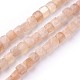 Natürliche sunstone Perlen Stränge G-F619-30-1