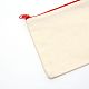 Cloth Nylon Blank DIY Craft Bag Canvas Pen Bag ABAG-WH0026-10B-2